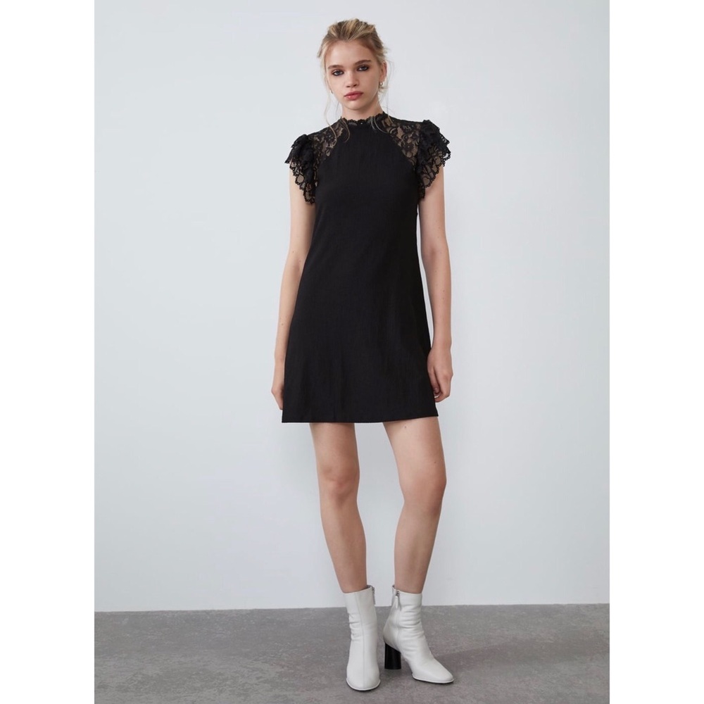 Black Lace Zara Dress